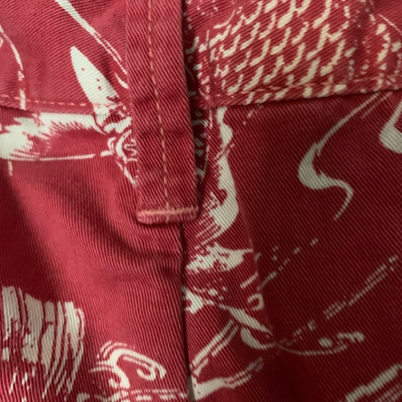 Men’s Ralph Lauren Red Koi Fish Shorts Relaxed Fit Size 38 100% Cotton - Picture 8 of 10